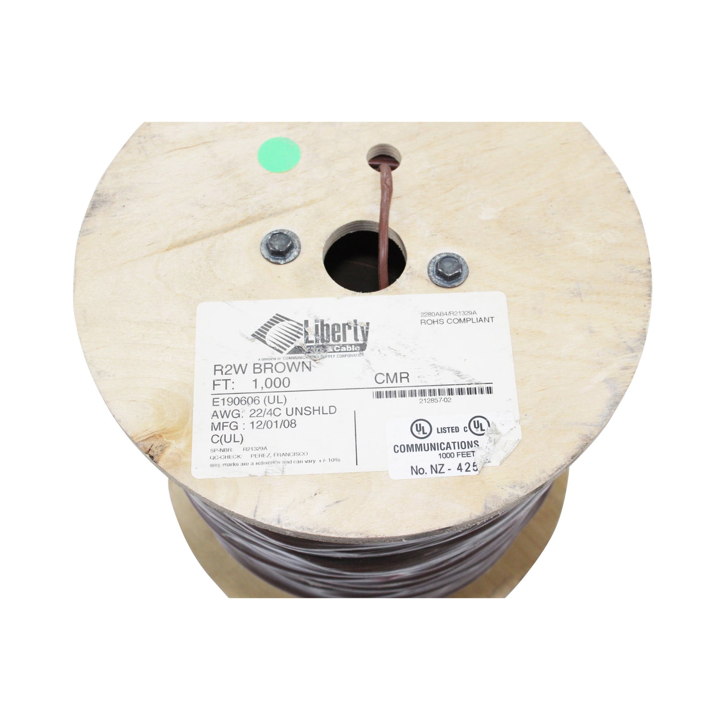 Liberty Wire & Cable 22/4-BRN