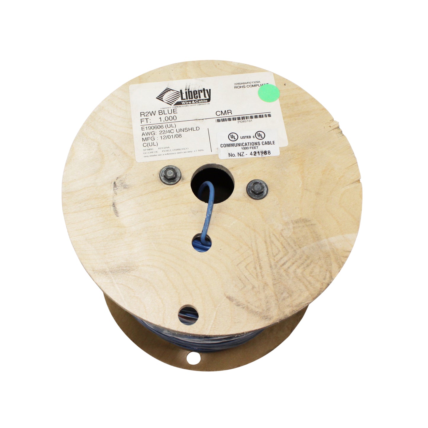 Liberty Wire & Cable 22/4-BLU