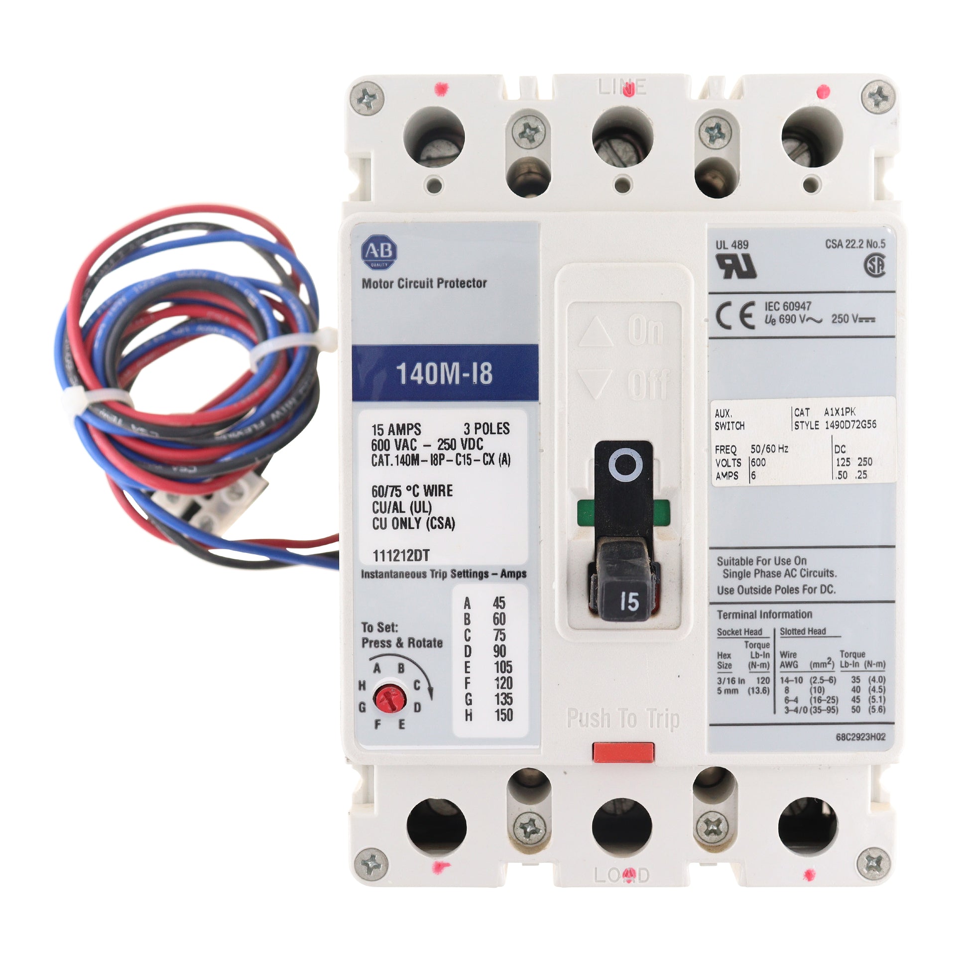 Allen-Bradley 140M-I8P-C15-CX