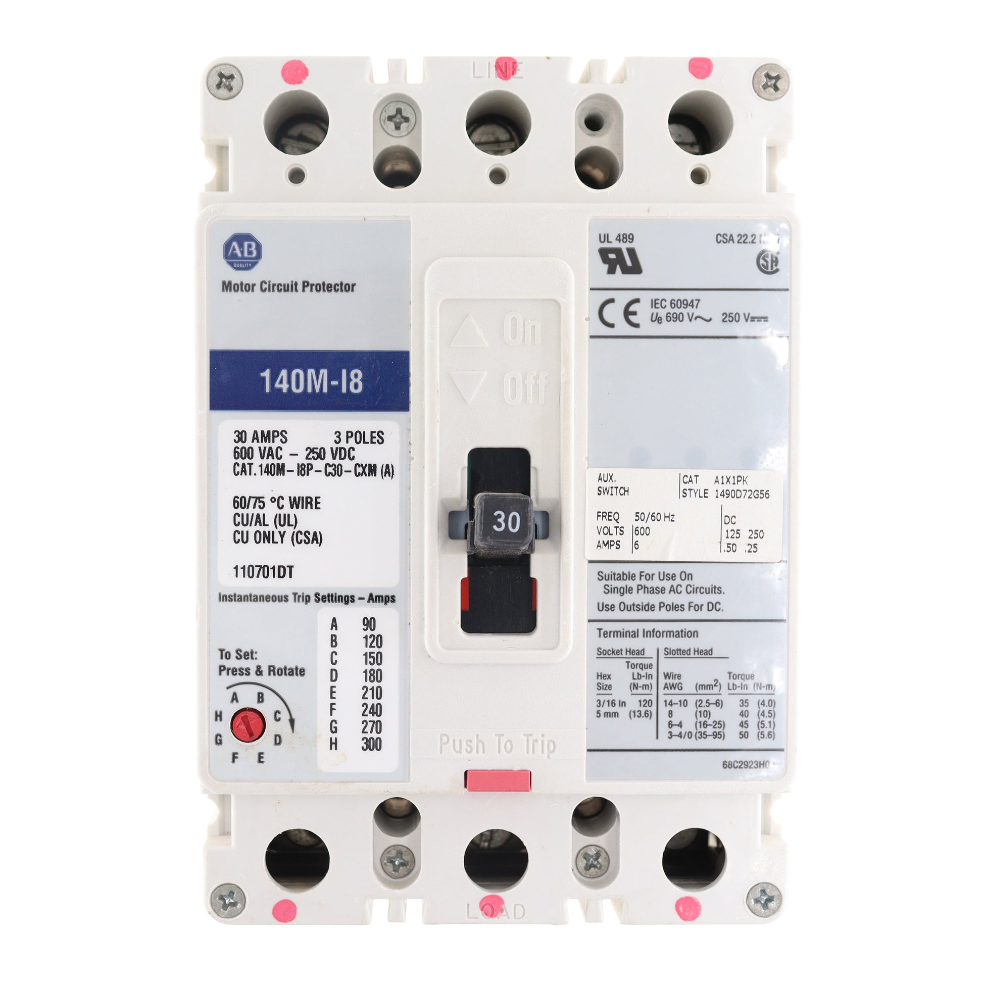 Allen-Bradley 140M-I8P-C30-CXM