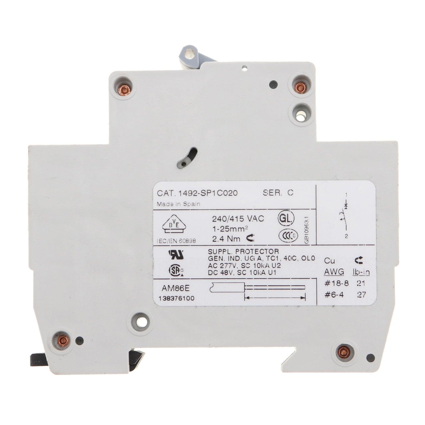 Allen-Bradley 1492-SP1C020