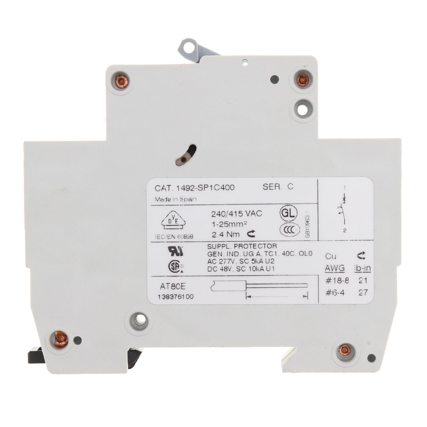 Allen-Bradley 1492-SP1C400