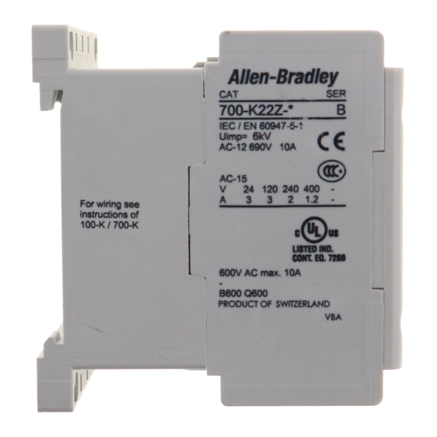 Allen-Bradley 700-K22Z/B