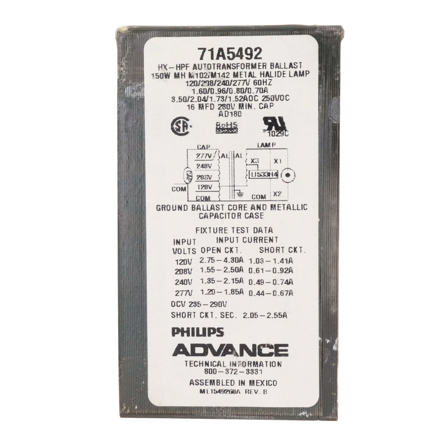 Advance 71A5492-001D