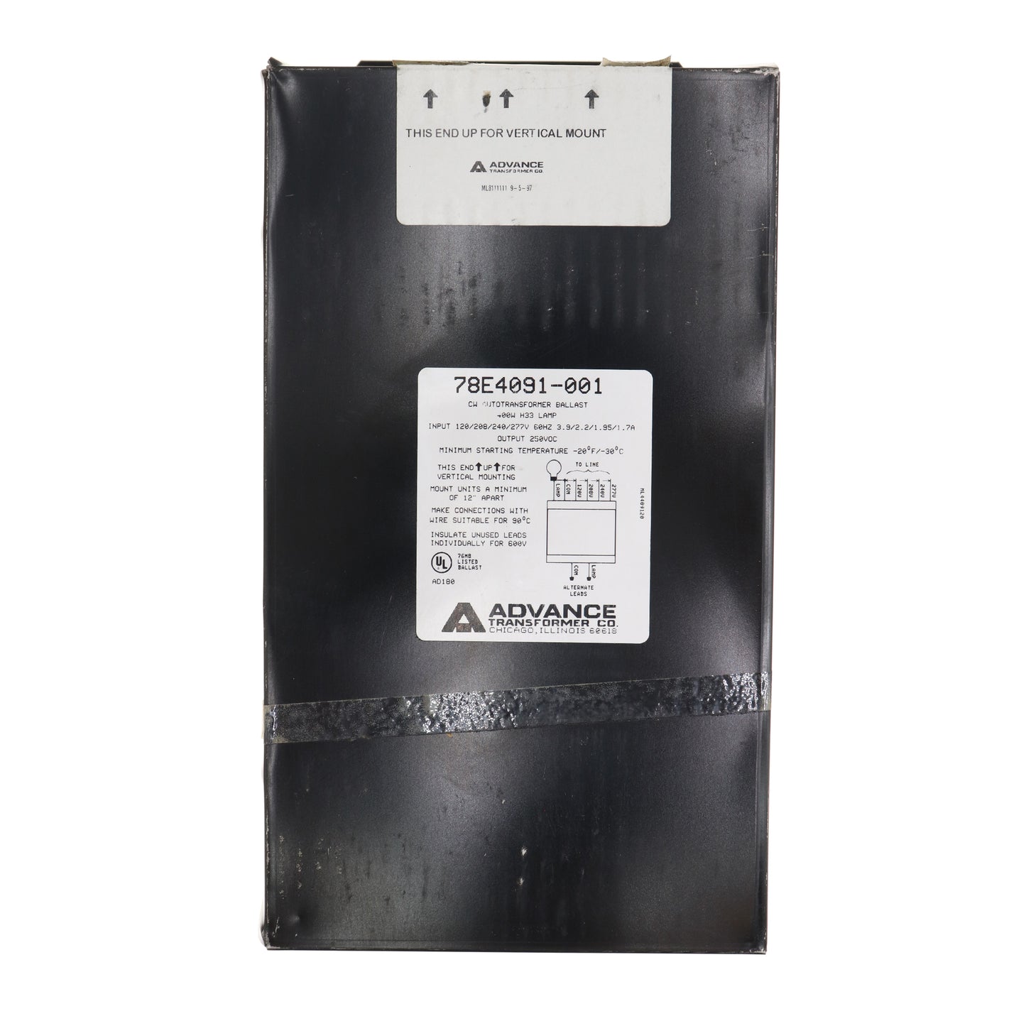 Advance Ballast 78E4091-001