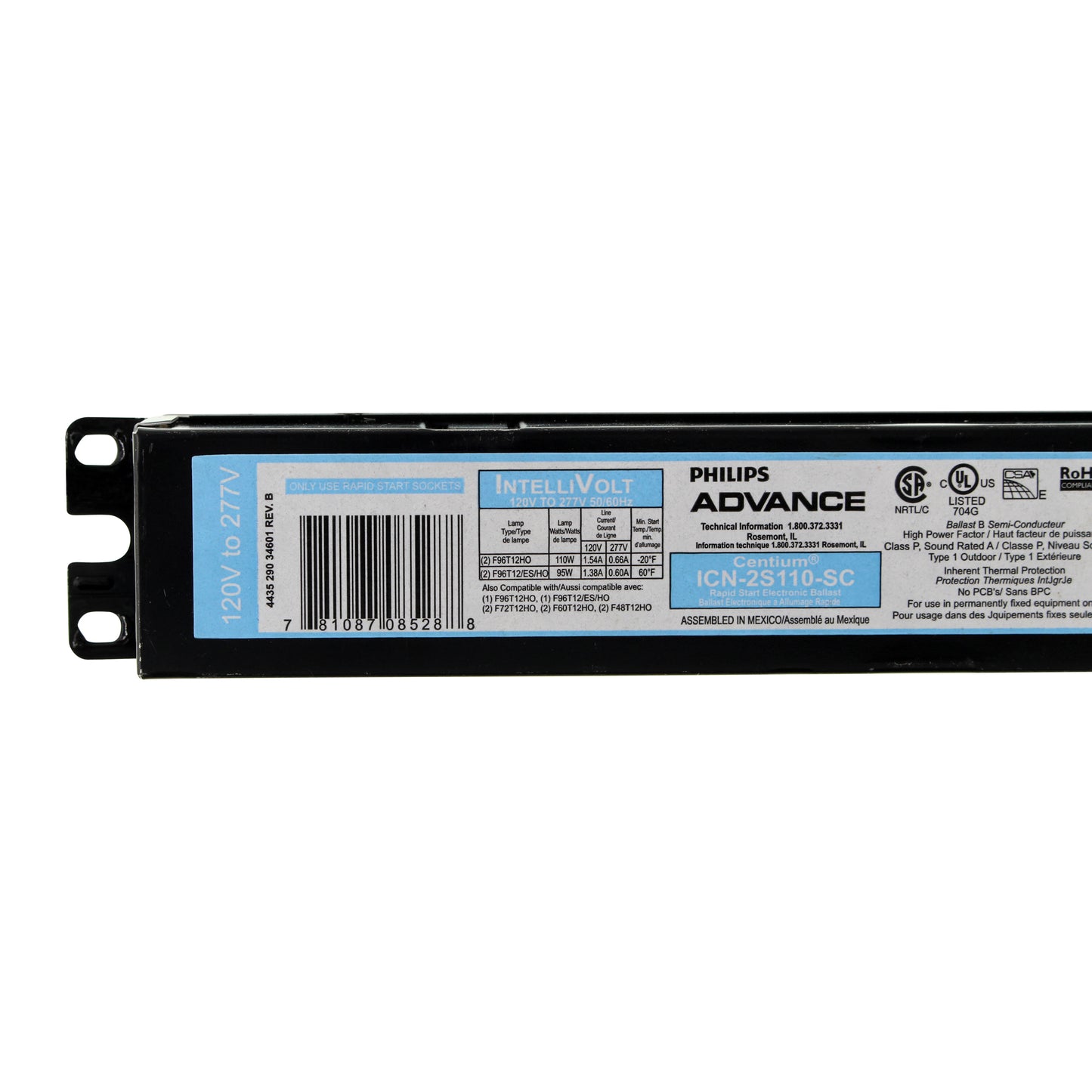 Advance Ballast ICN-2S110-SC