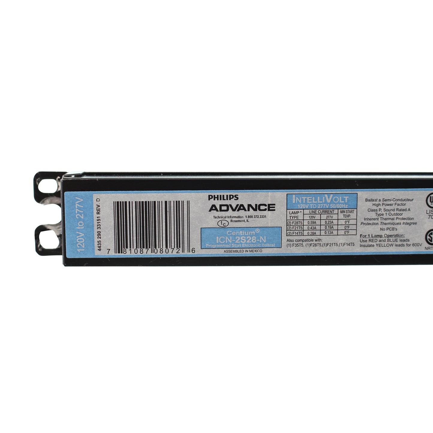 Advance Ballast ICN-2S28-N