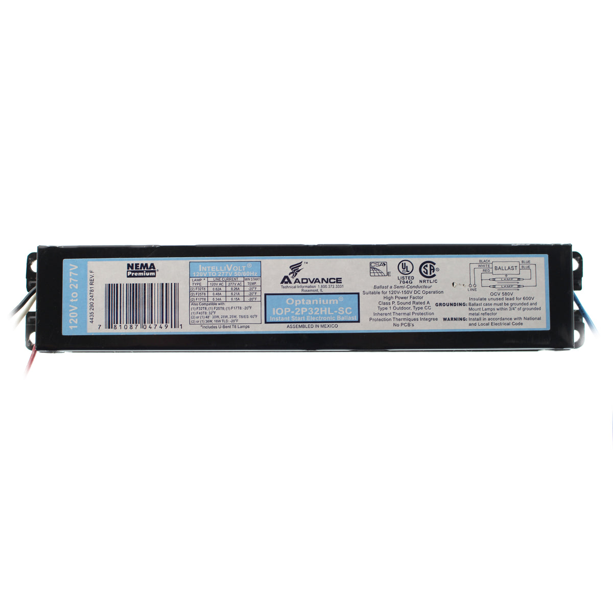 Advance Ballast IOP-2P32HL-SC