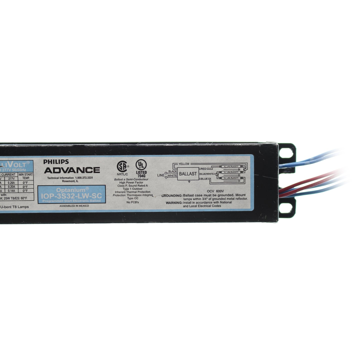 Advance Ballast IOP-3S32-LW-SC