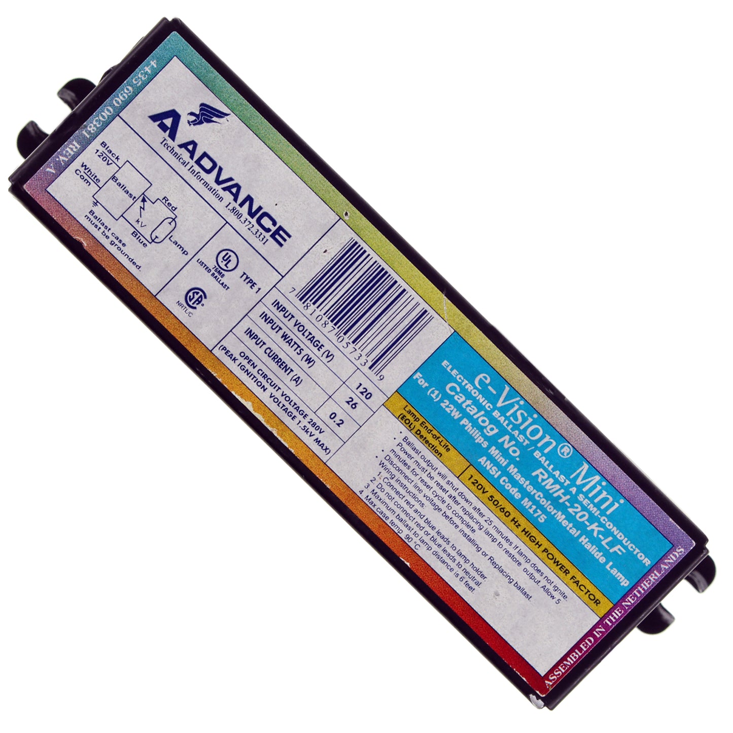 Advance Ballast RMH-20-K-LF