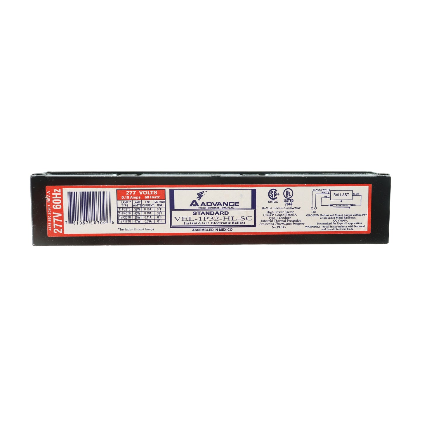 Advance Ballast VEL-1P32-HL-SC