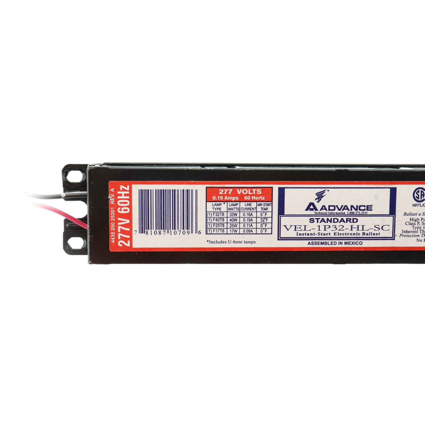 Advance Ballast VEL-1P32-HL-SC