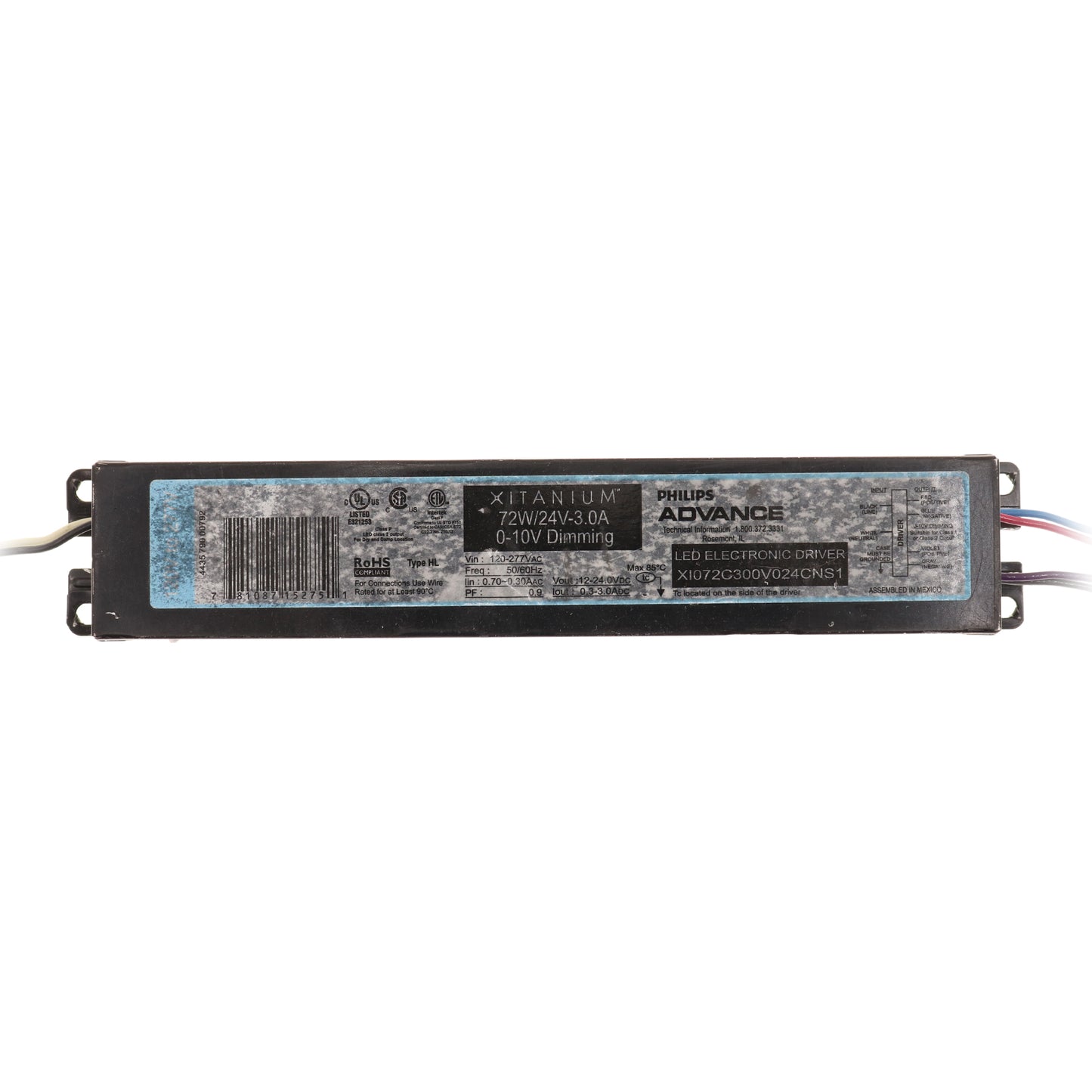 Advance Ballast XI072C300V024CNS1