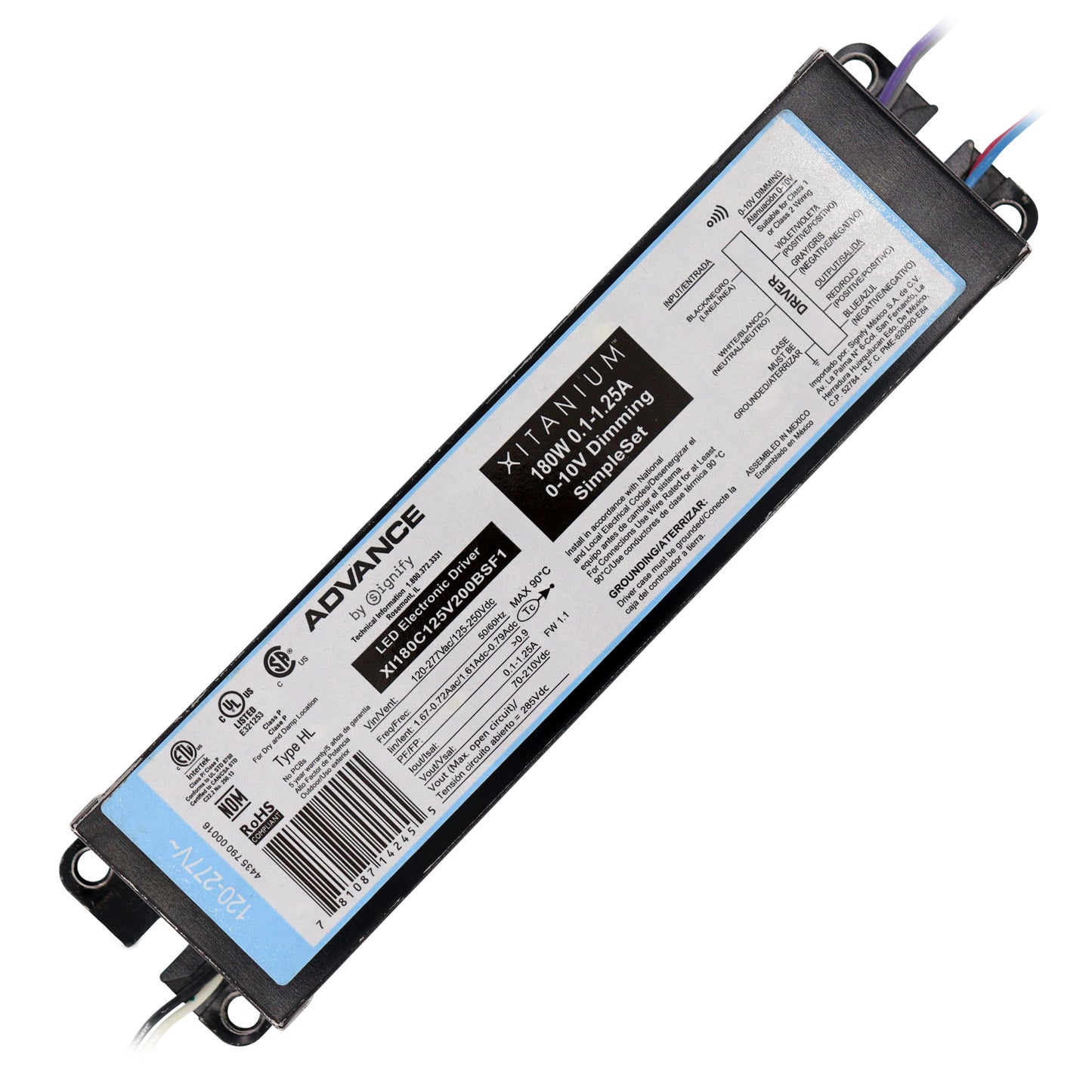 Advance XI180C125V200BSF1