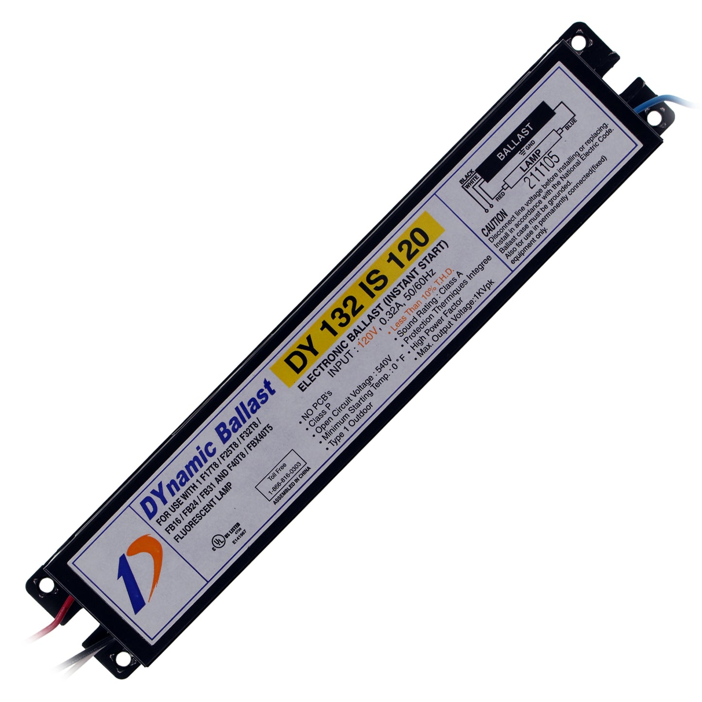 Dynamic Ballast DY-132-IS-120