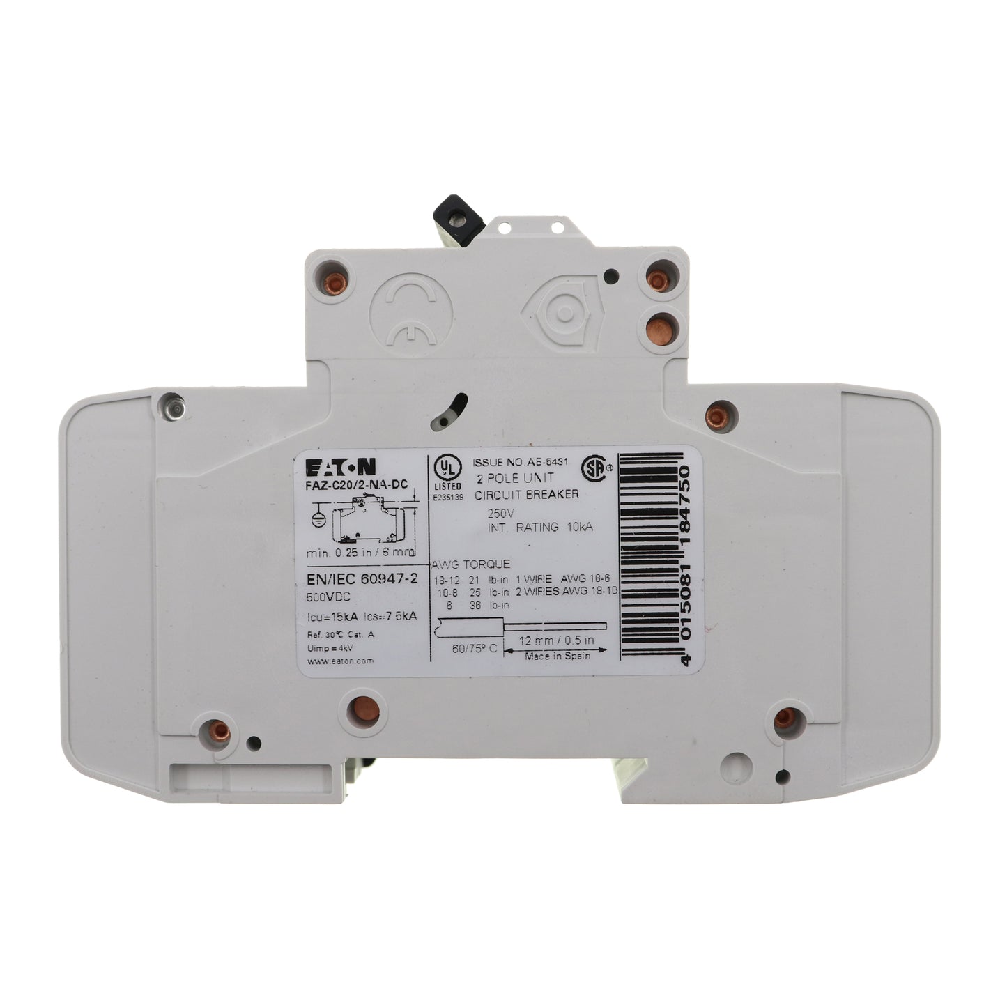 EATON FAZ-C20/2-NA-DC