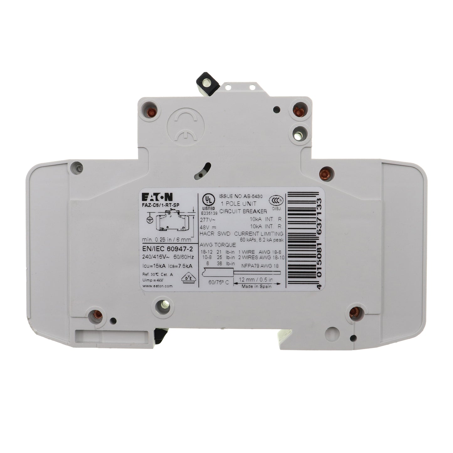 EATON FAZ-C5/1-RT-SP