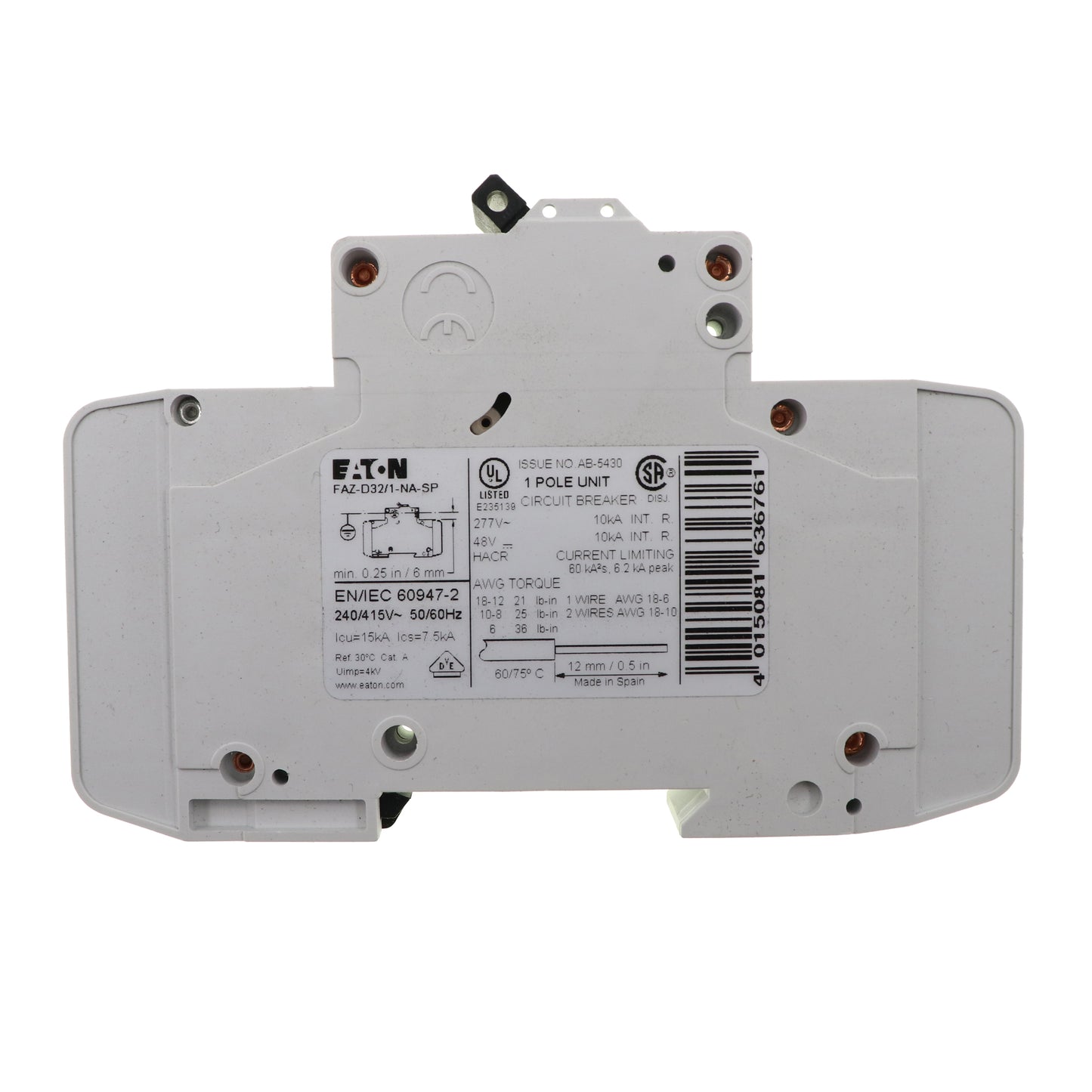 EATON FAZ-D32/1-NA-SP