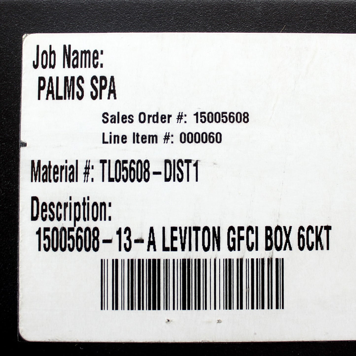 Electronic Theater Controls Inc TL05608-DIST1-