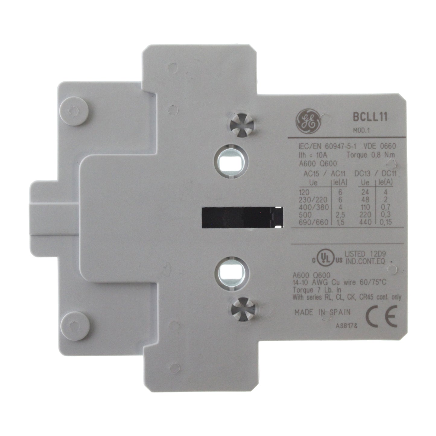 General Electric, Inc. BCLL11