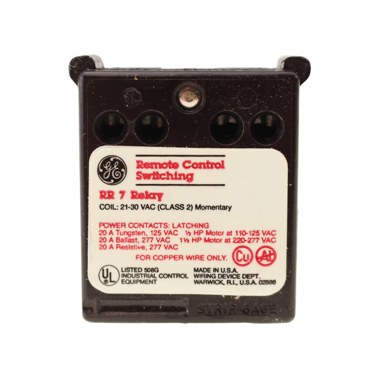 General Electric, Inc. RR-7