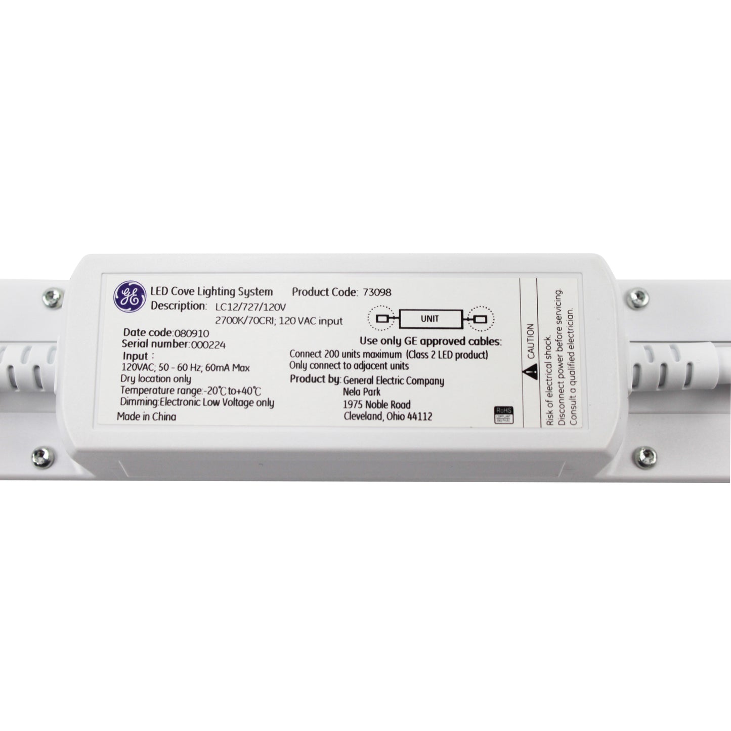 General Electric, Inc. LC12/727/120V