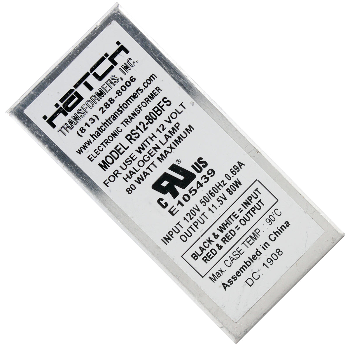 Hatch Lighting RS12-80BFS