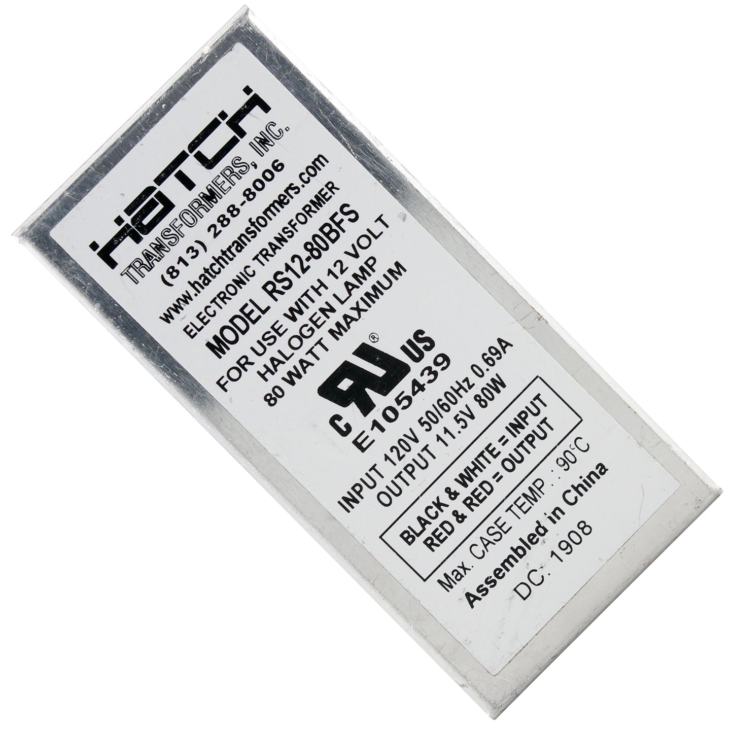 Hatch Lighting RS12-80BFS