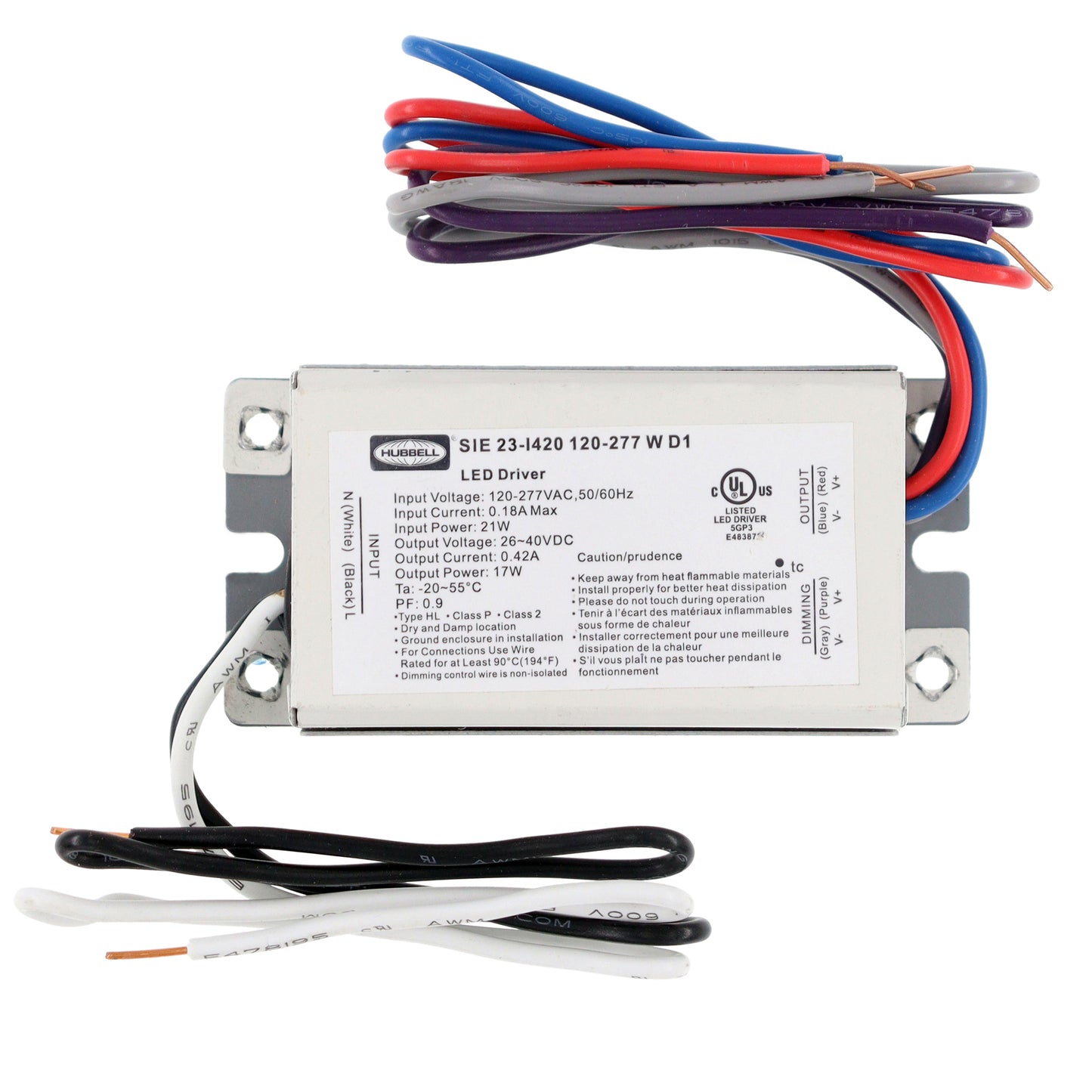 Hubbell HB23-I420-120-27-W-D1