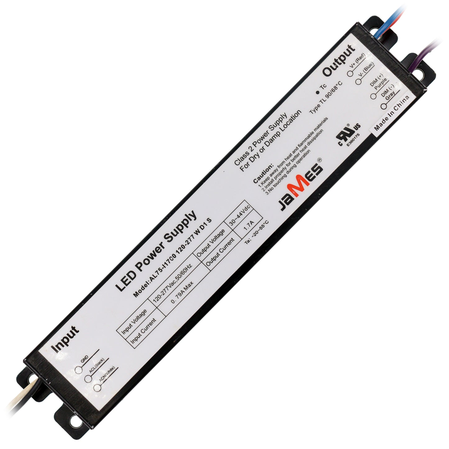 James Lighting AL75-I1700-120-277-W-D1-S