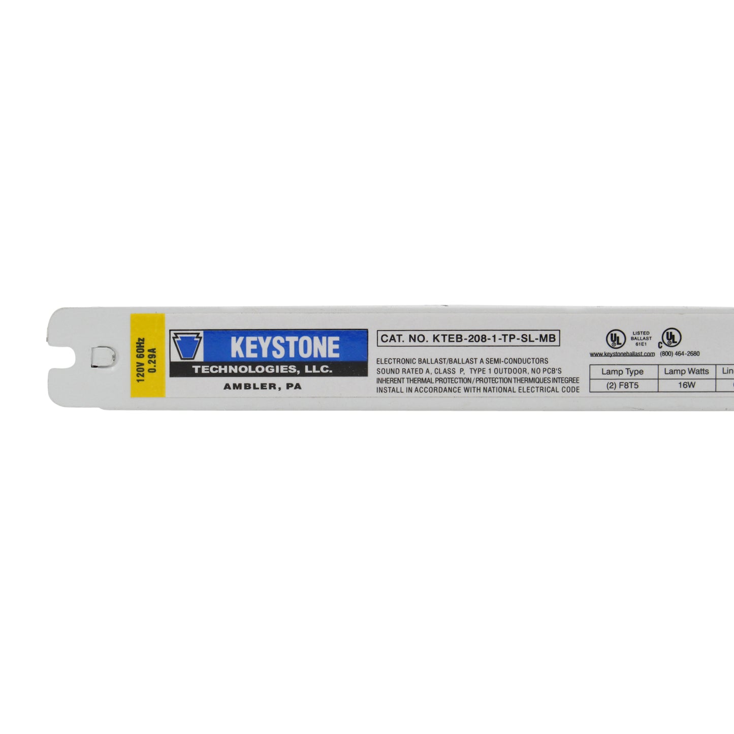 Keystone Technologies KTEB-208-1-TP-SL-MB