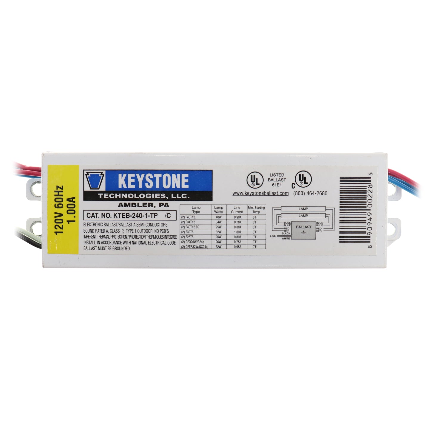 Keystone Technologies KTEB-240-1-TP/C