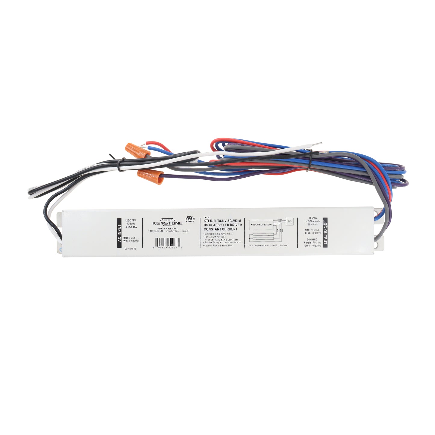 Keystone Technologies KTLD-2LT8-UV-8C-VDIM