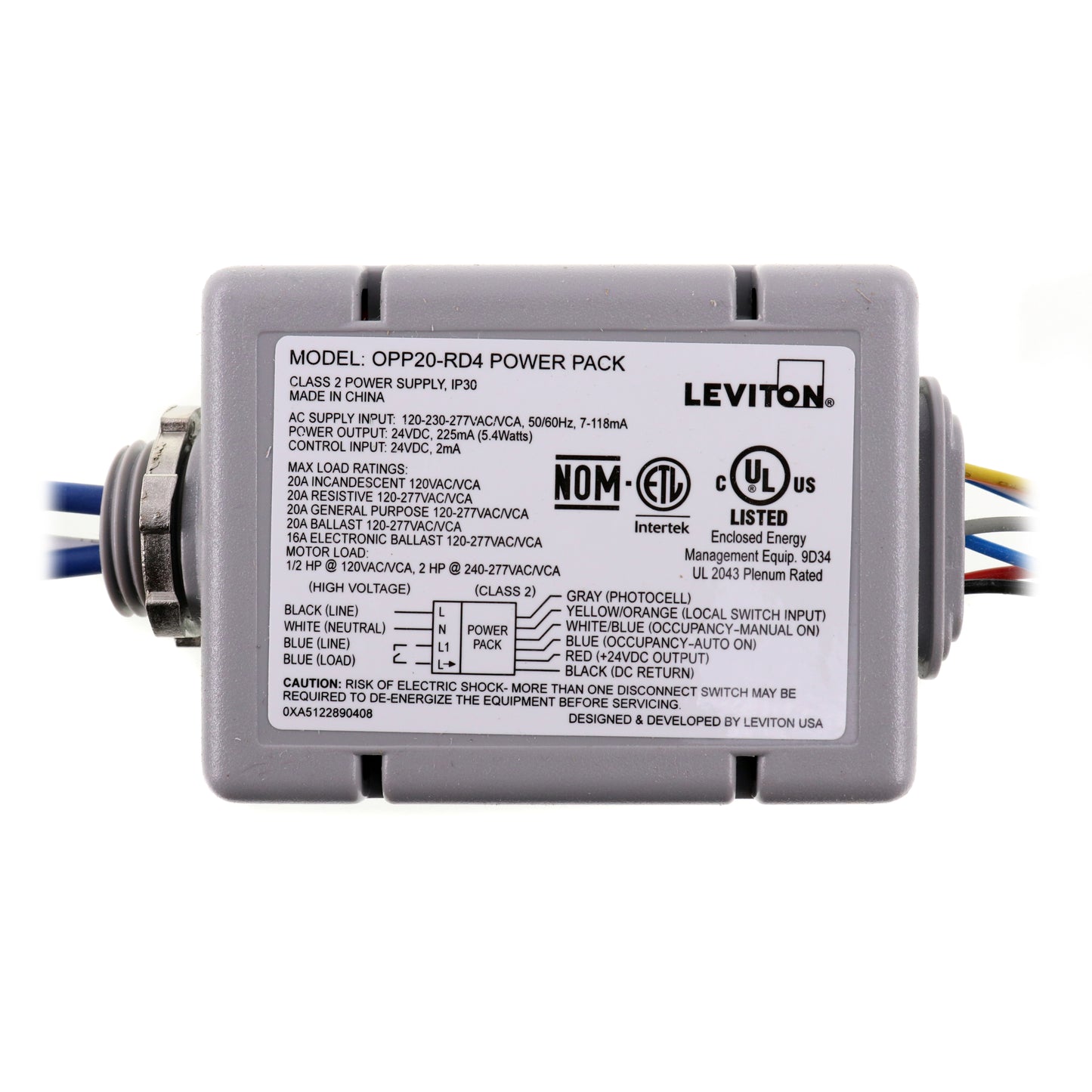 Leviton OPP20-RD4