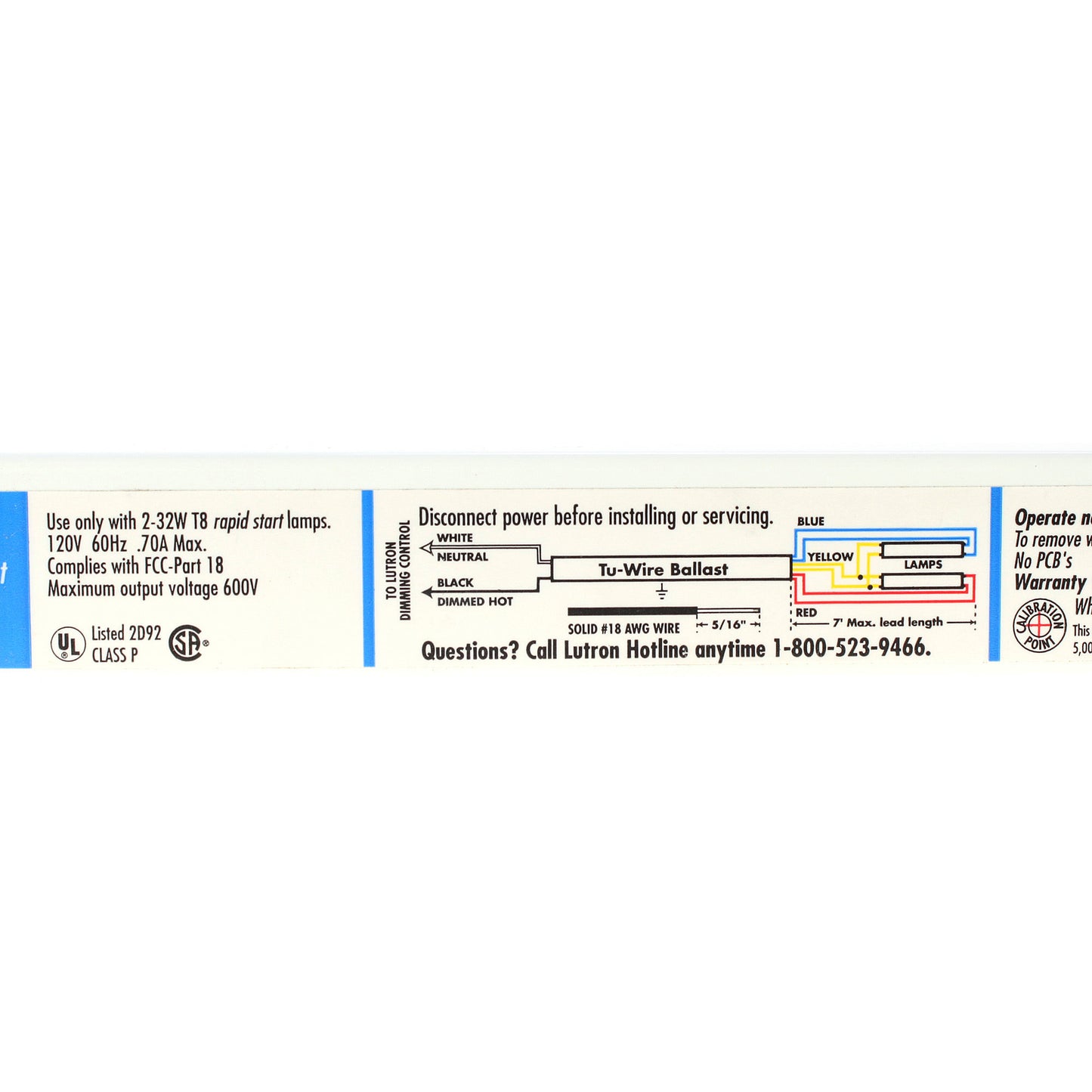 Lutron 2W-T832-120-2