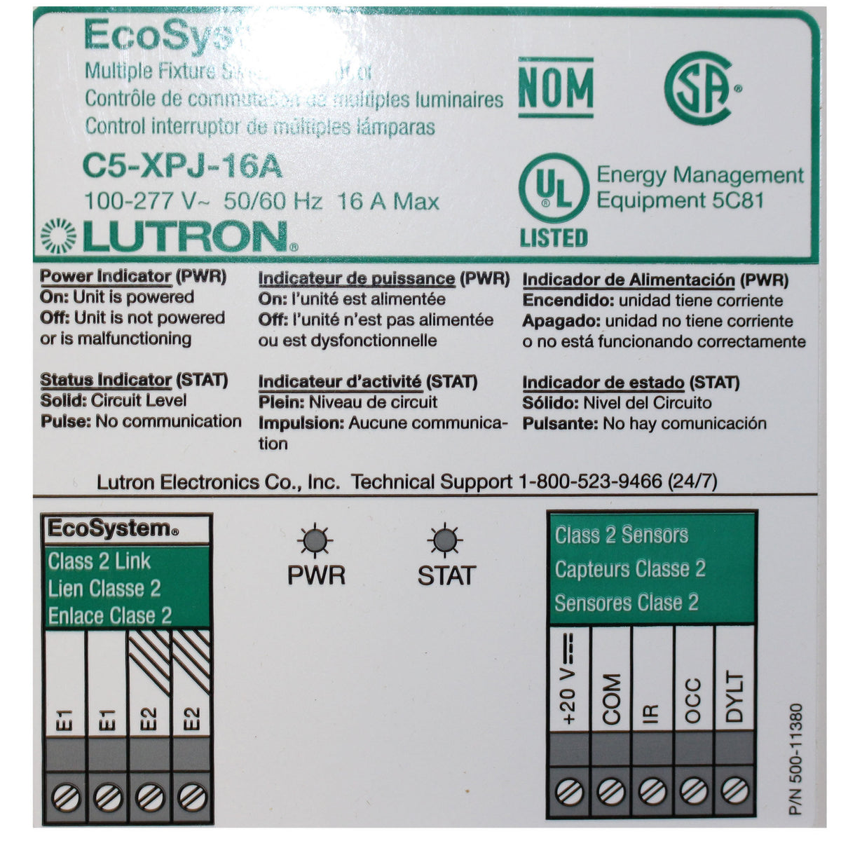 Lutron C5-XPJ-16A
