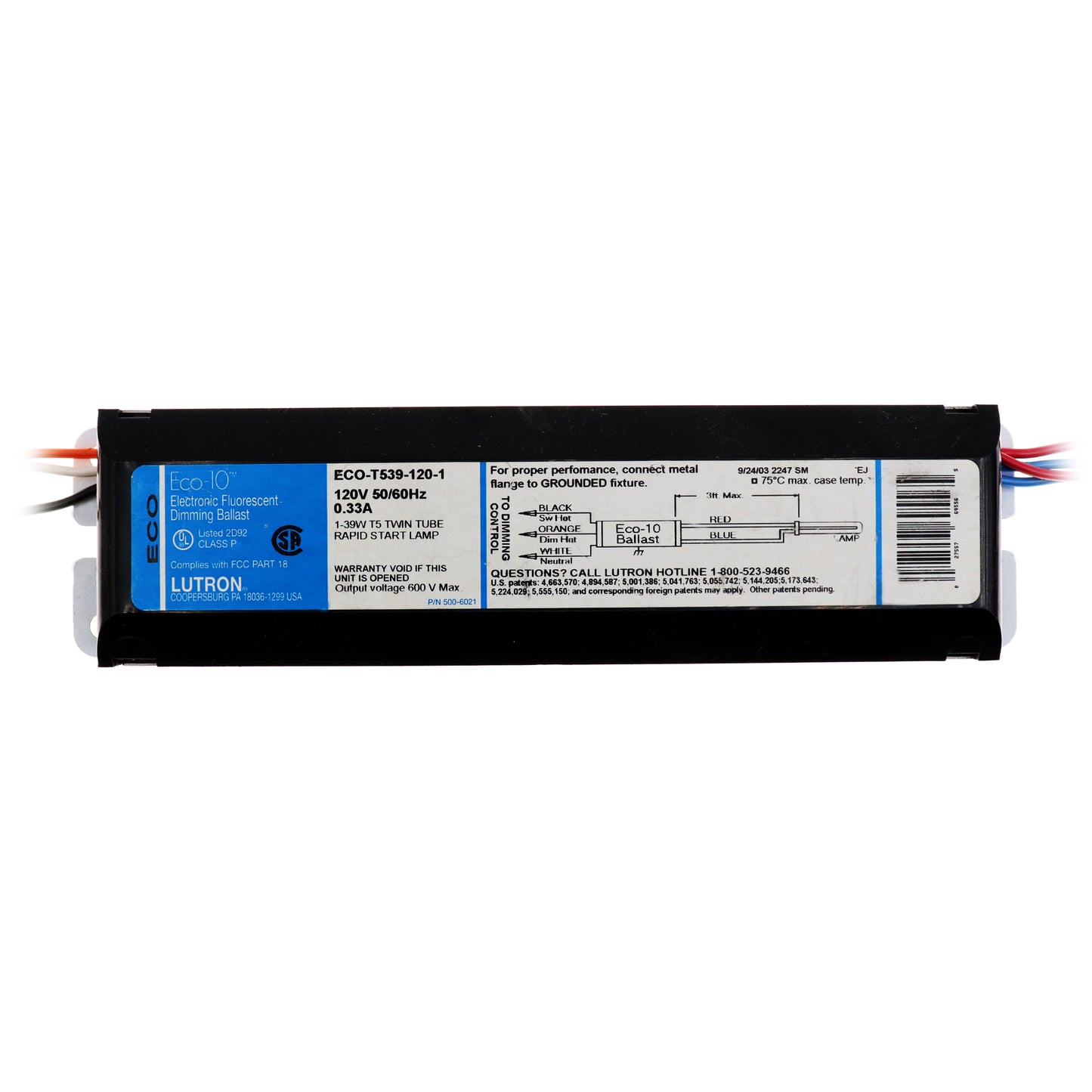 Lutron ECO-T539-120-1