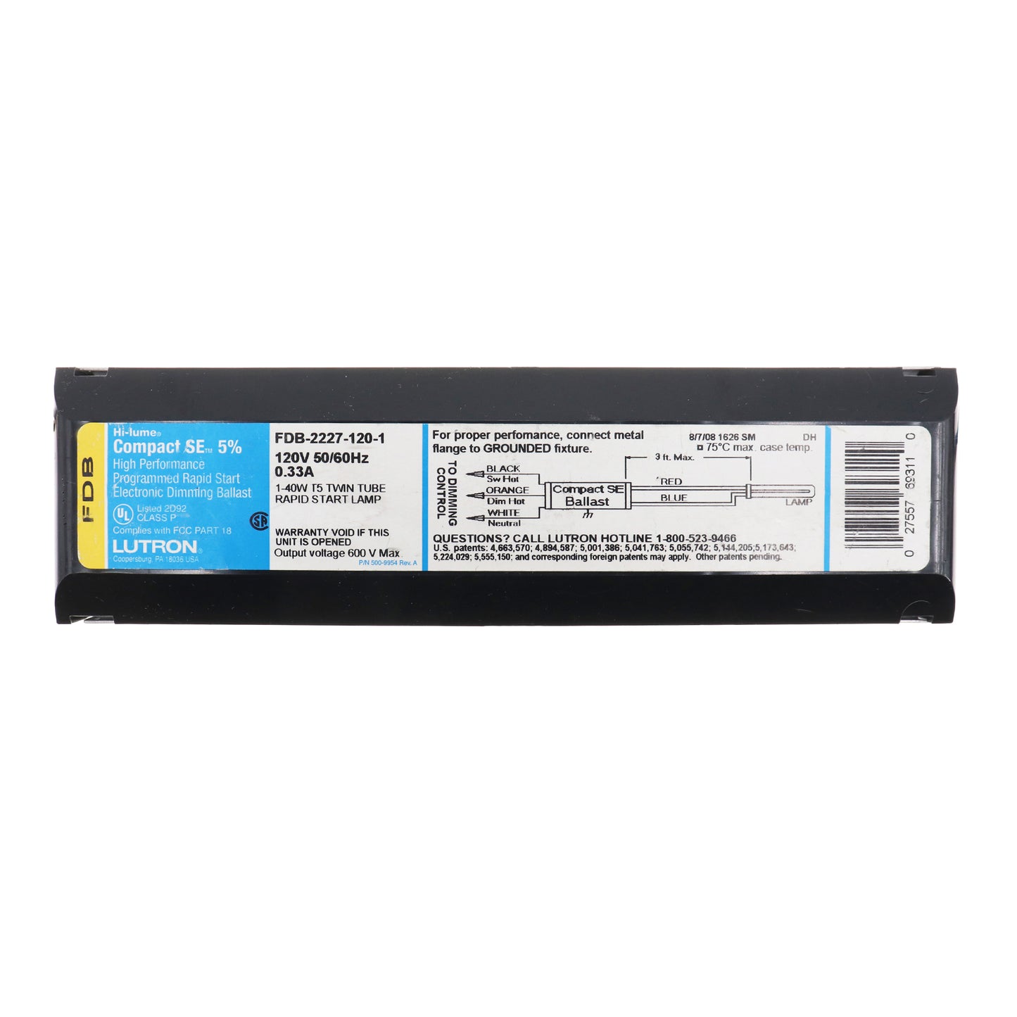 Lutron FDB-2227-120-1