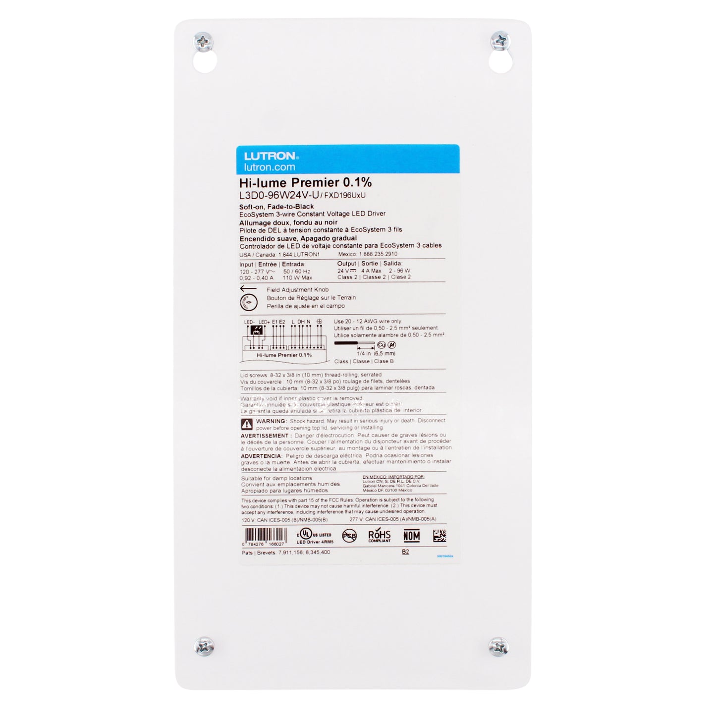 Lutron L3D0-96W24V-U