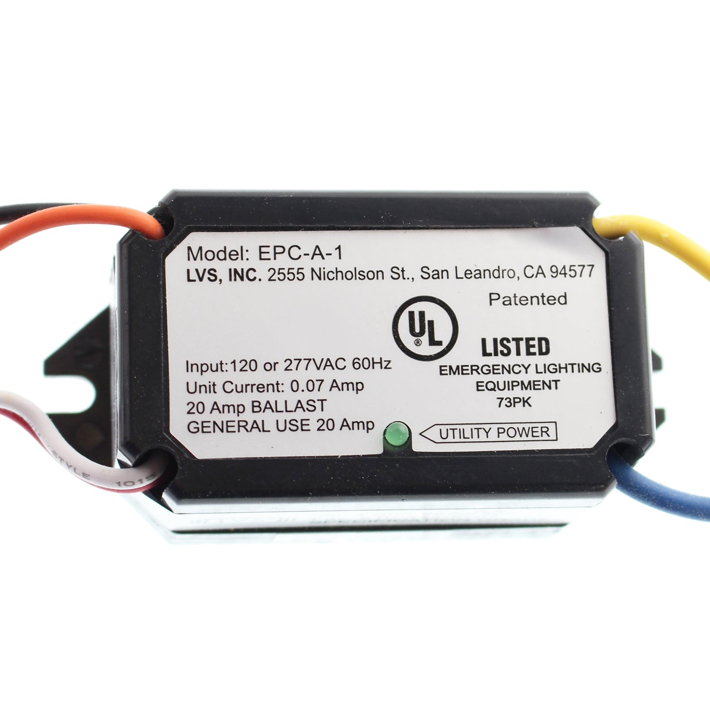 LVS Controls EPC-A-1