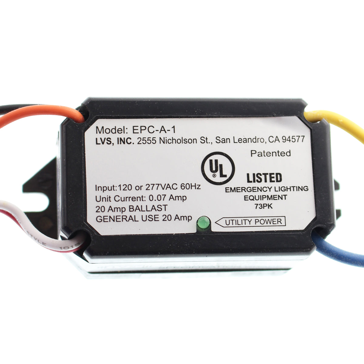 LVS Controls EPC-A-1