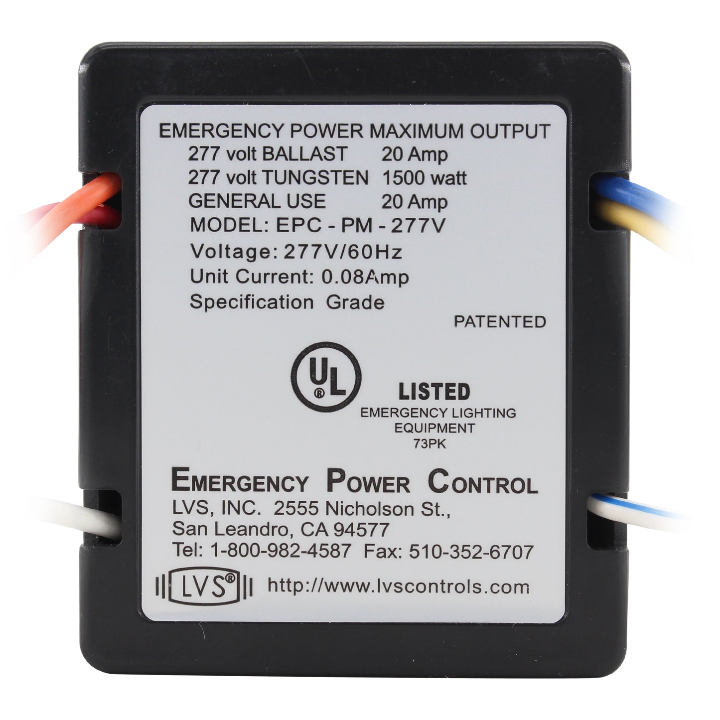 LVS Controls EPC-PM-277V
