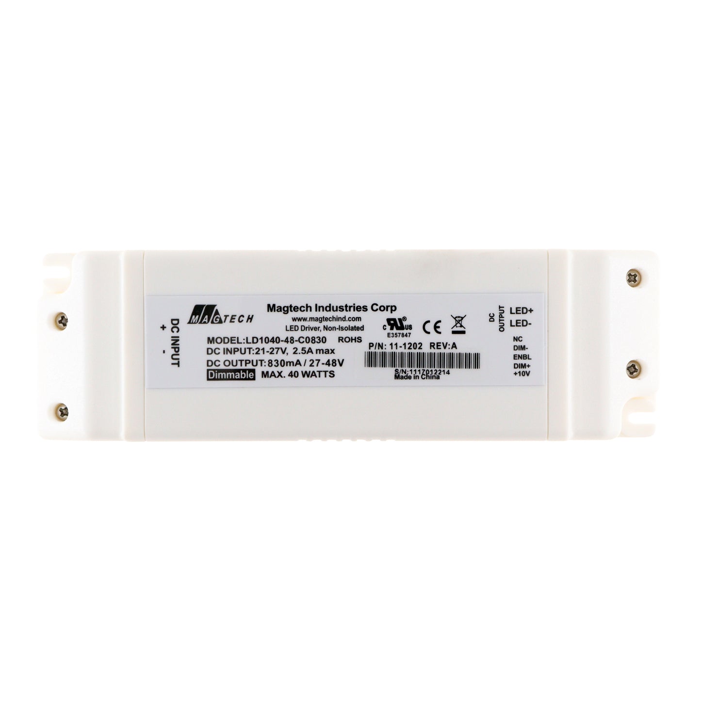 Magtech Industries Corporation LD1040-48-C0830