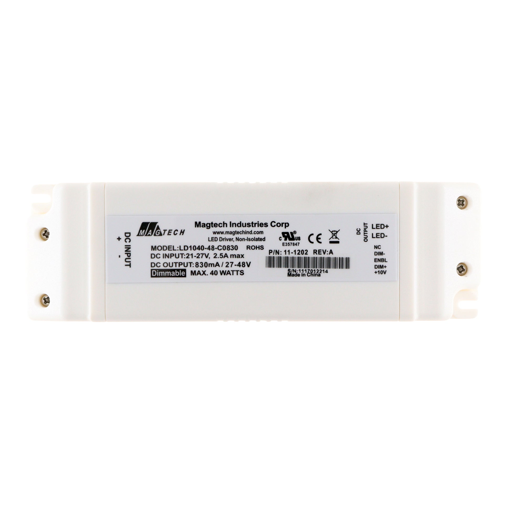 Magtech Industries Corporation LD1040-48-C0830