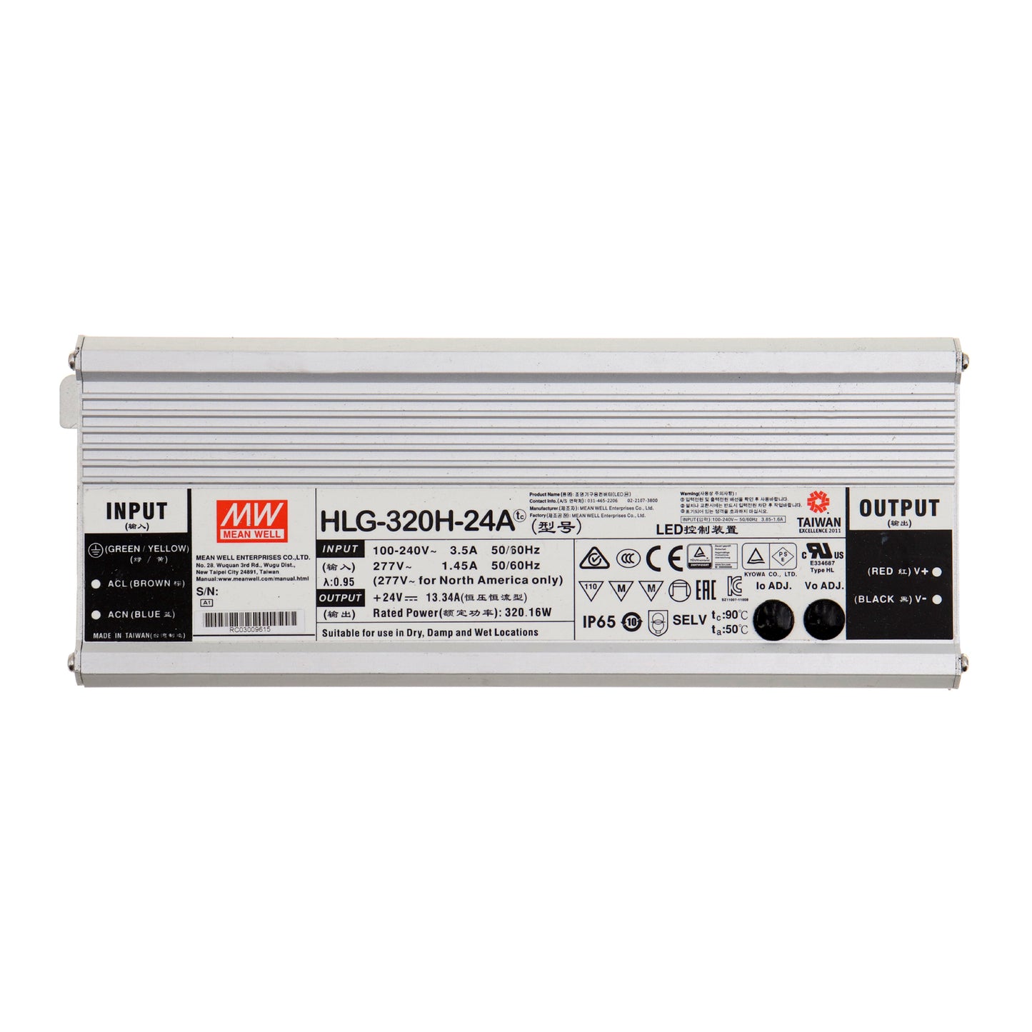 MEAN WELL HLG-320H-24A