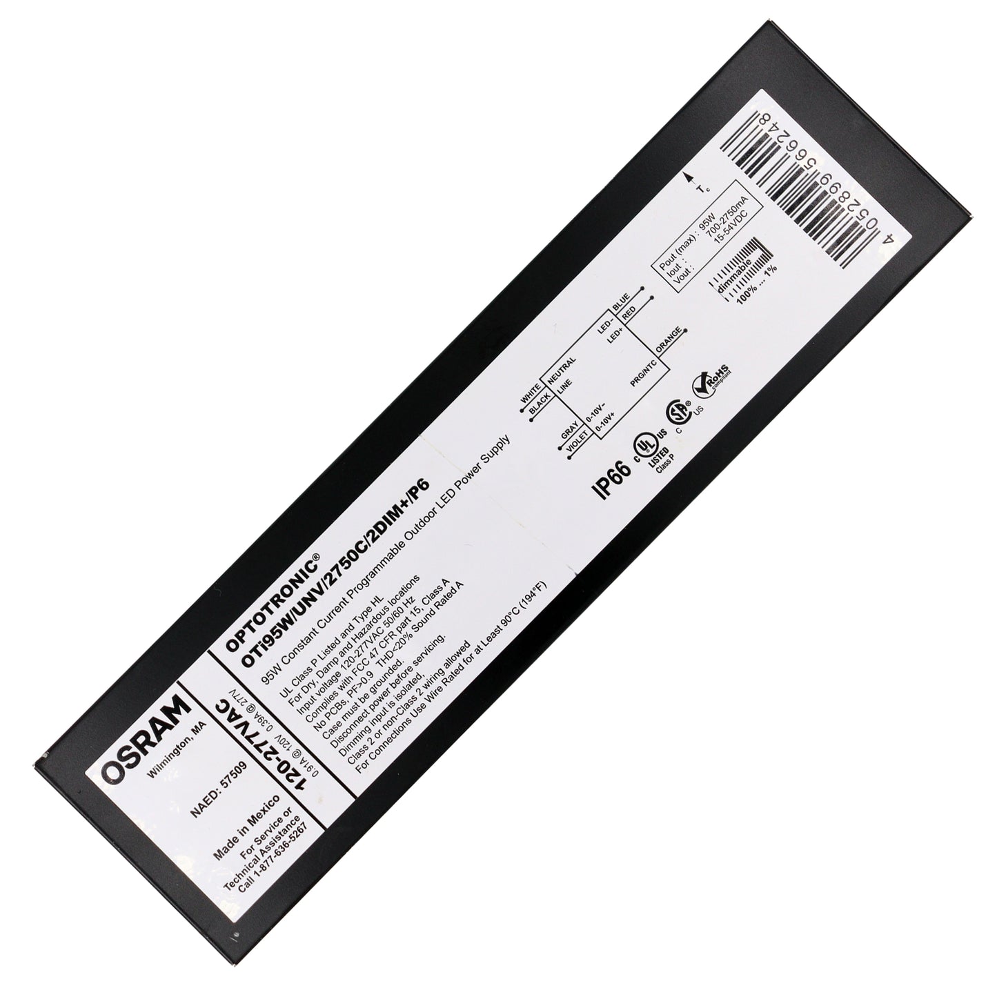 Osram OTI95W/UNV/2750C/2DIM+/P6
