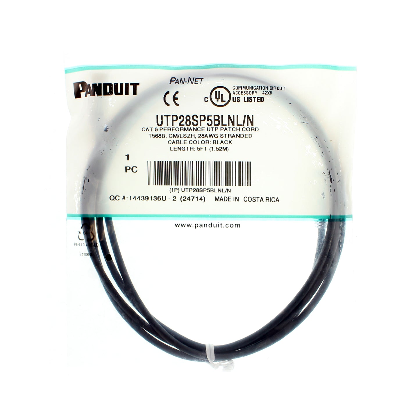 Panduit UTP28SP5BLNL/N