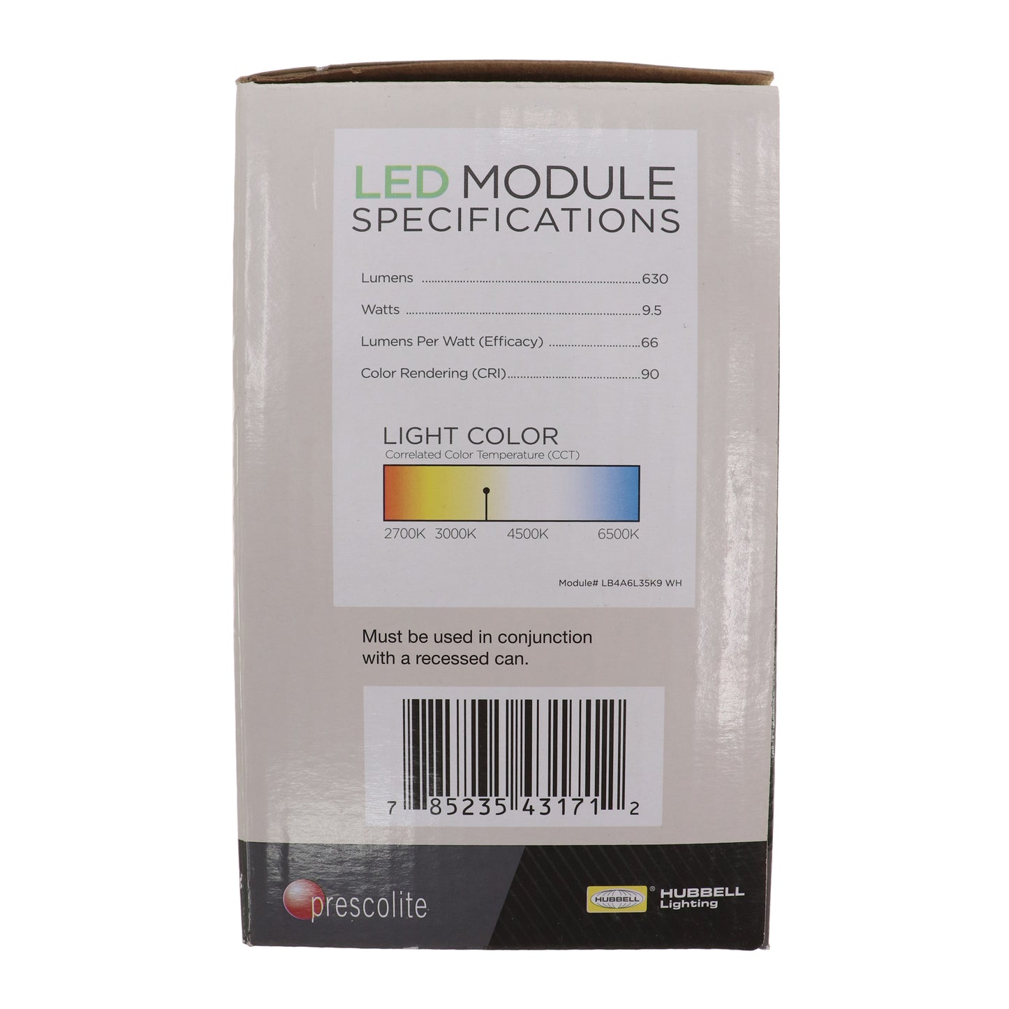 Hubbell LB4A6L35K9-WH