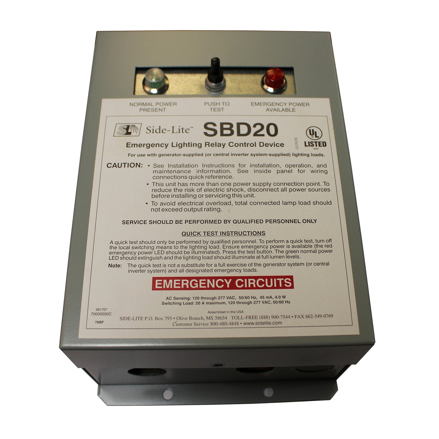 Side-Light SBD20