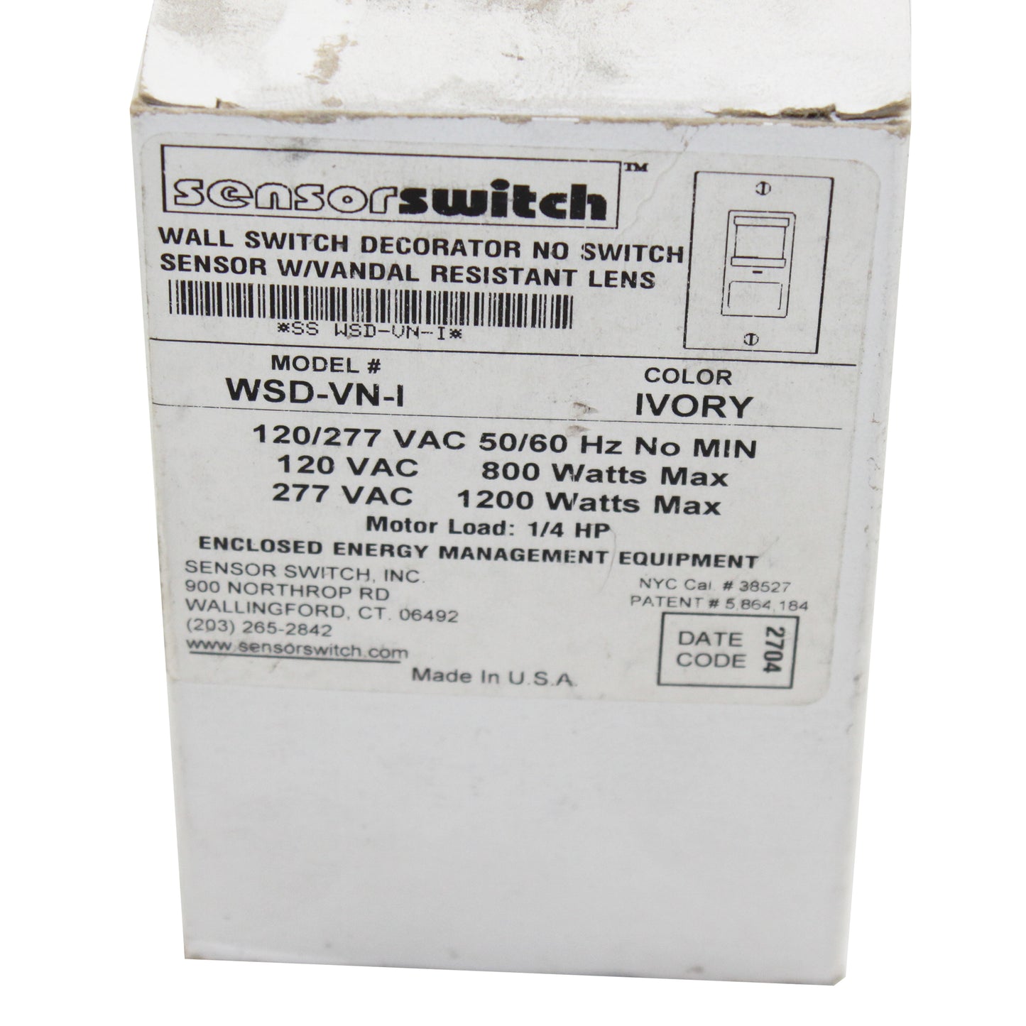 Sensor Switch WSD-VN-I